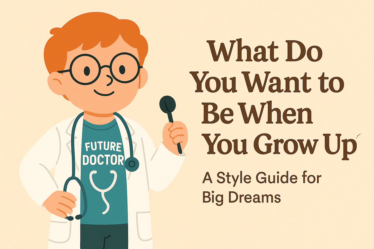 What Do You Want to Be When You Grow Up? A Style Guide for Big Dreams