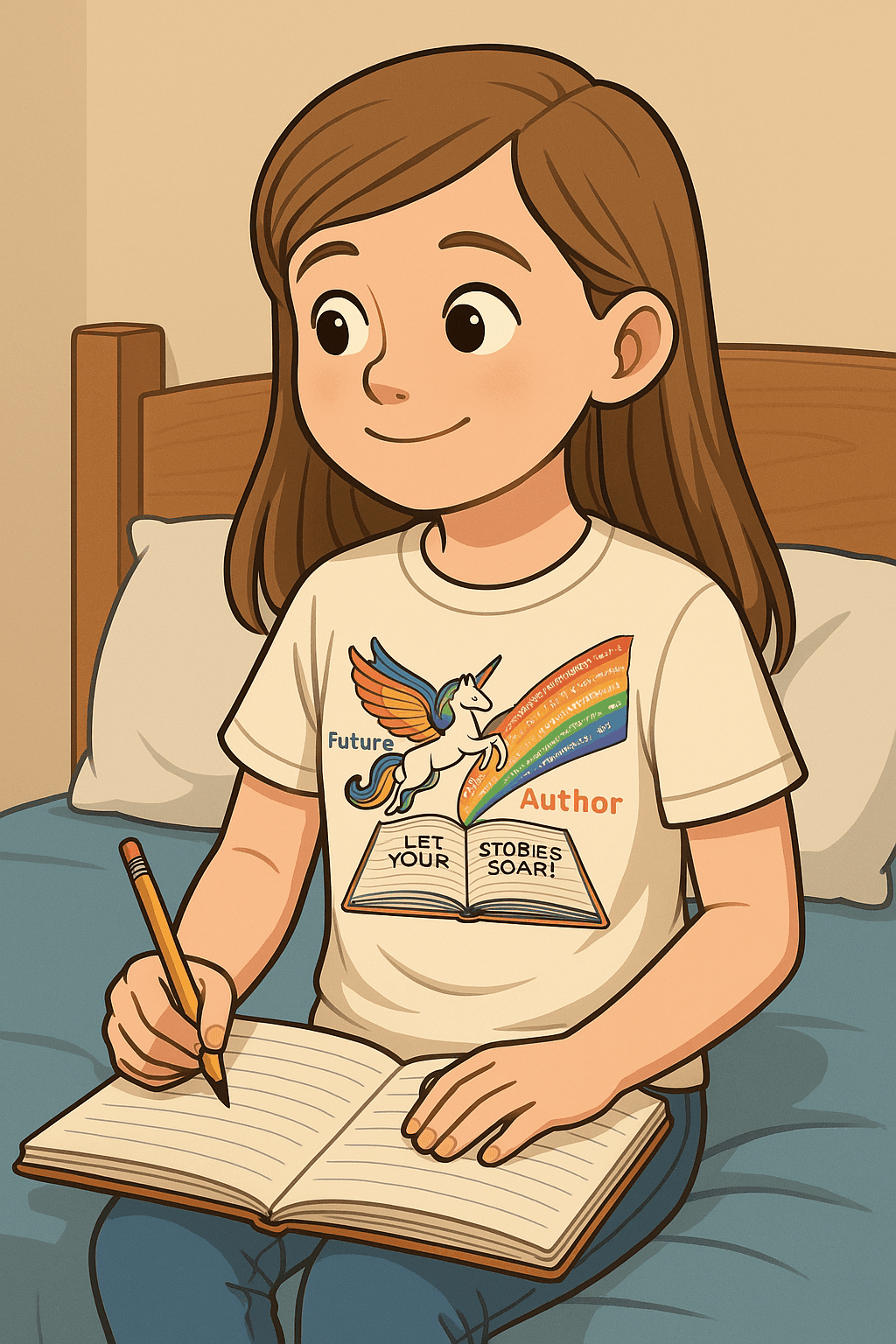 How One T-Shirt Sparked a Dream: The Story of a Future Author - Brightsee