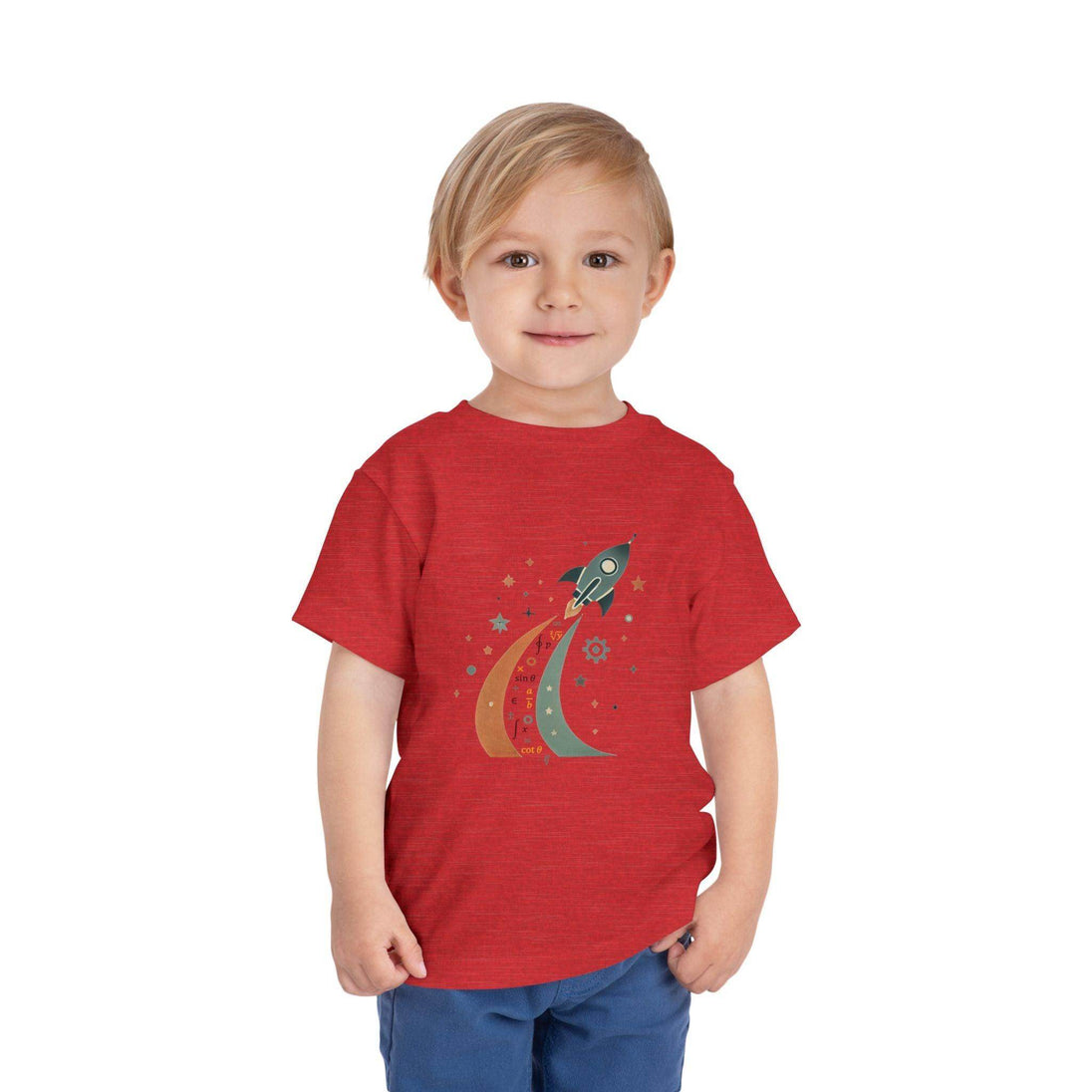 Math Spaceship - Toddler Short Sleeve - Brightsee