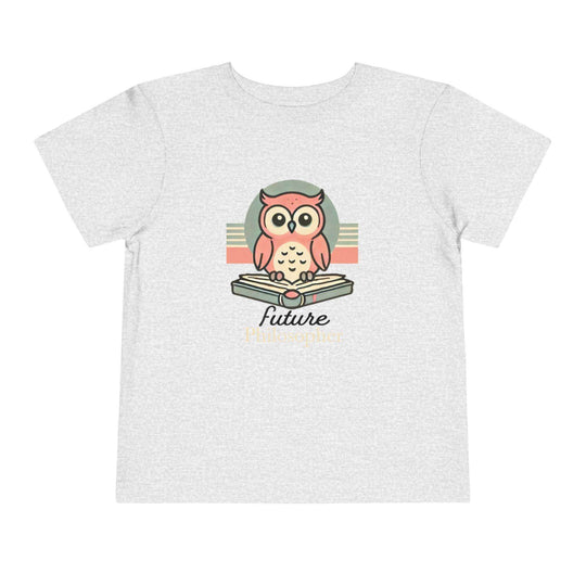 Future Philosopher Owl - Toddler Short Sleeve - Brightsee