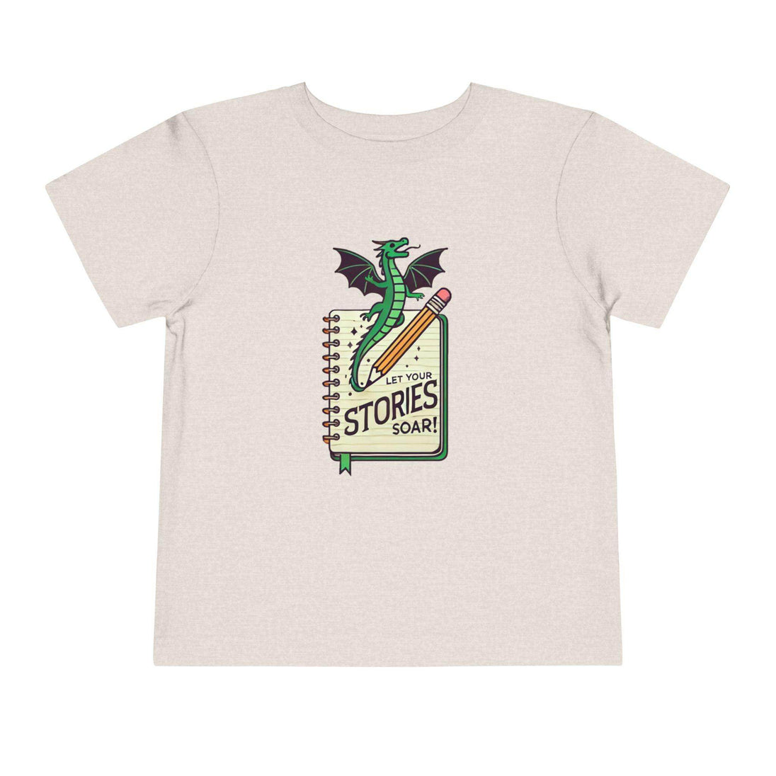 Let Your Stories Soar - Dragon - Toddler Short Sleeve - Brightsee