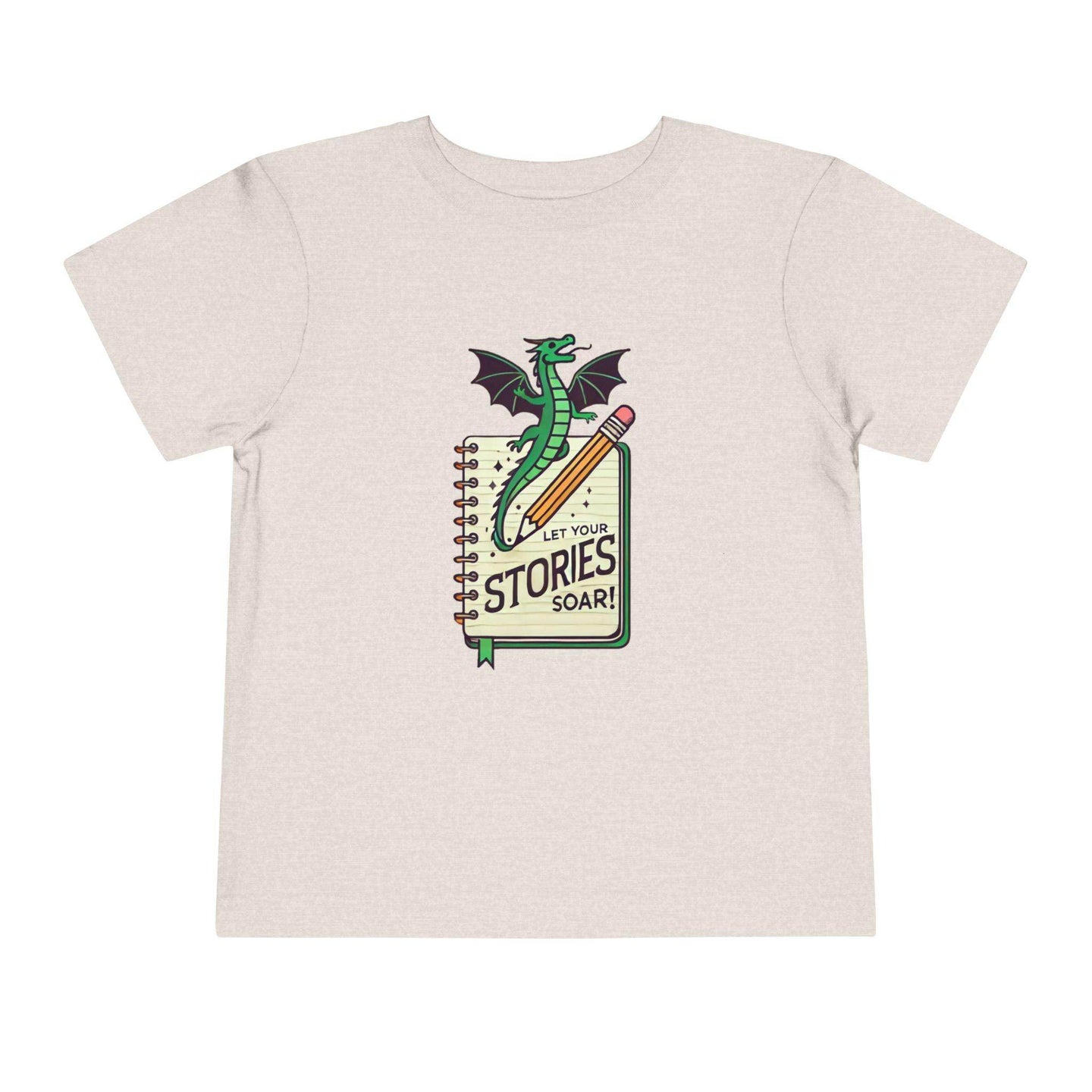 Let Your Stories Soar - Dragon - Toddler Short Sleeve - Brightsee