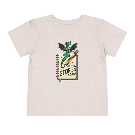 Let Your Stories Soar - Dragon - Toddler Short Sleeve - Brightsee