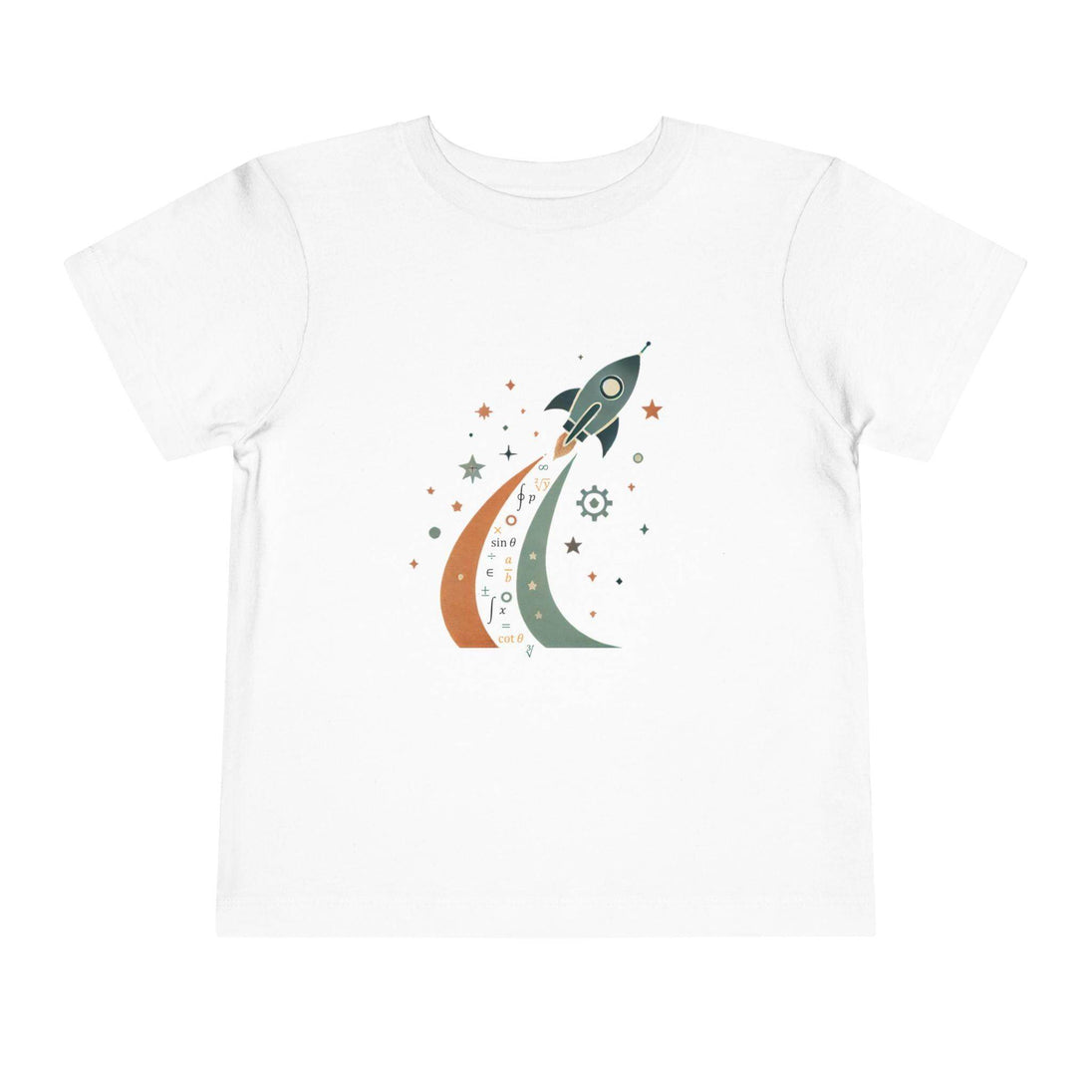 Math Spaceship - Toddler Short Sleeve - Brightsee