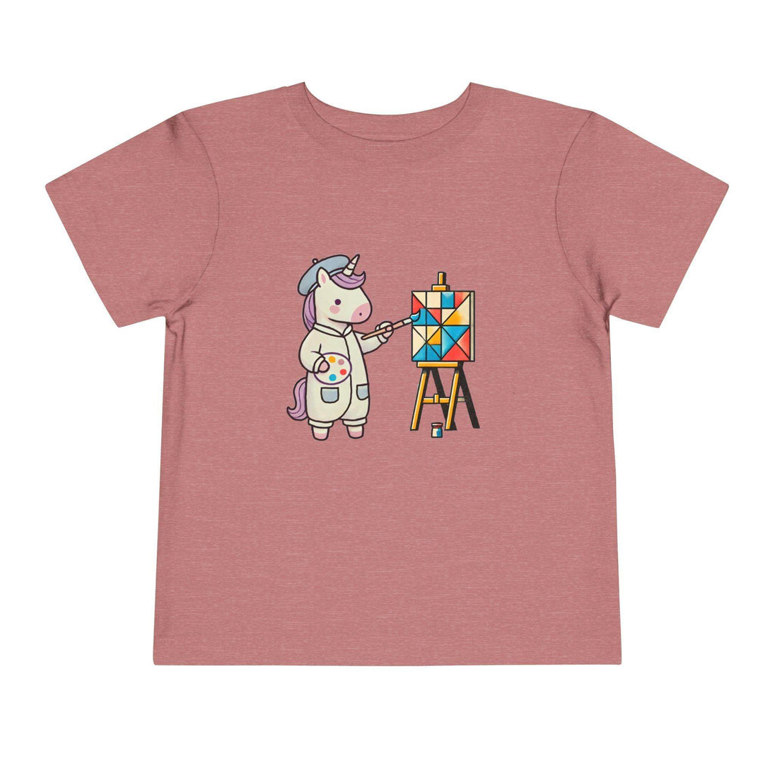 Painting Unicorn - Toddler Short Sleeve - Brightsee