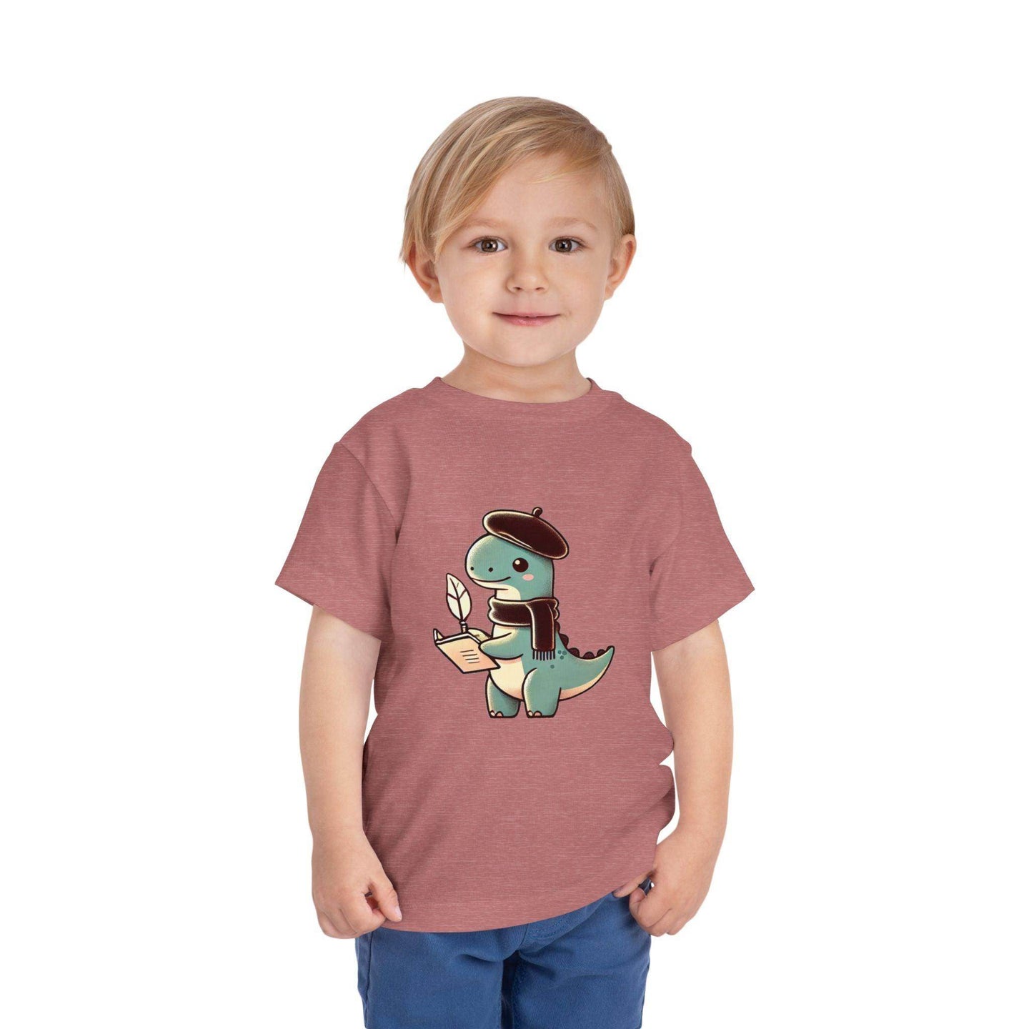 Dinosaur Author - Toddler Short Sleeve - Brightsee