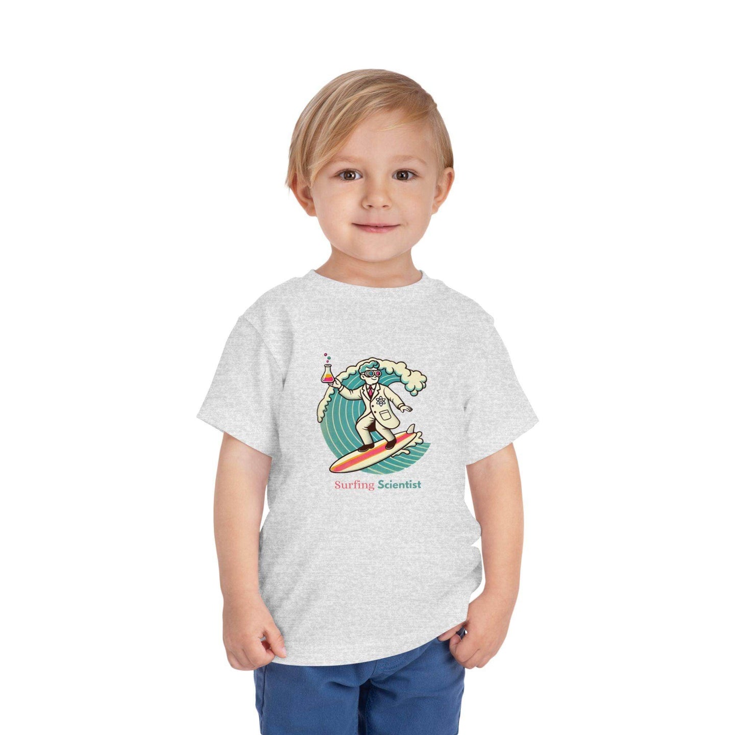 Surfing Scientist - Toddler Short Sleeve - Brightsee