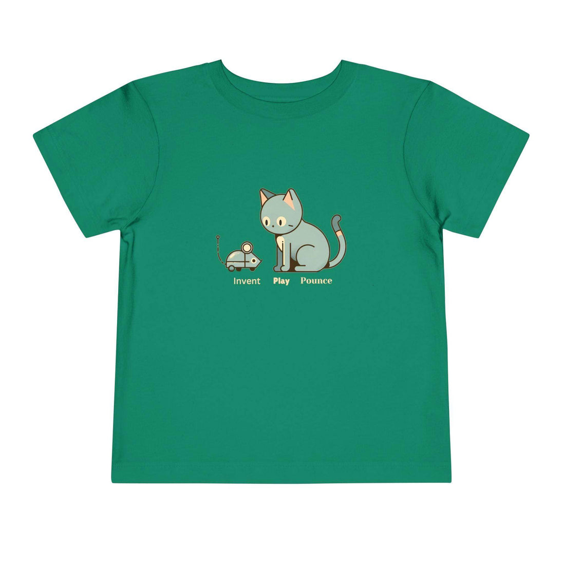 Robot Mouse and Cat - Toddler Short Sleeve - Brightsee