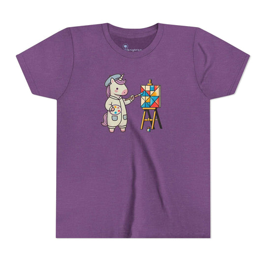 Painting Unicorn - Youth Short Sleeve - Brightsee