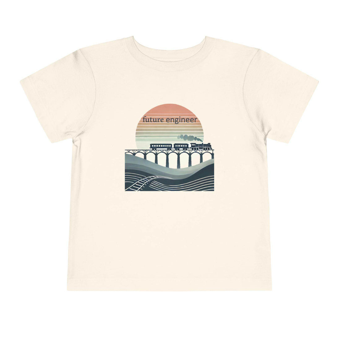Future Engineer Train - Toddler Short Sleeve - Brightsee