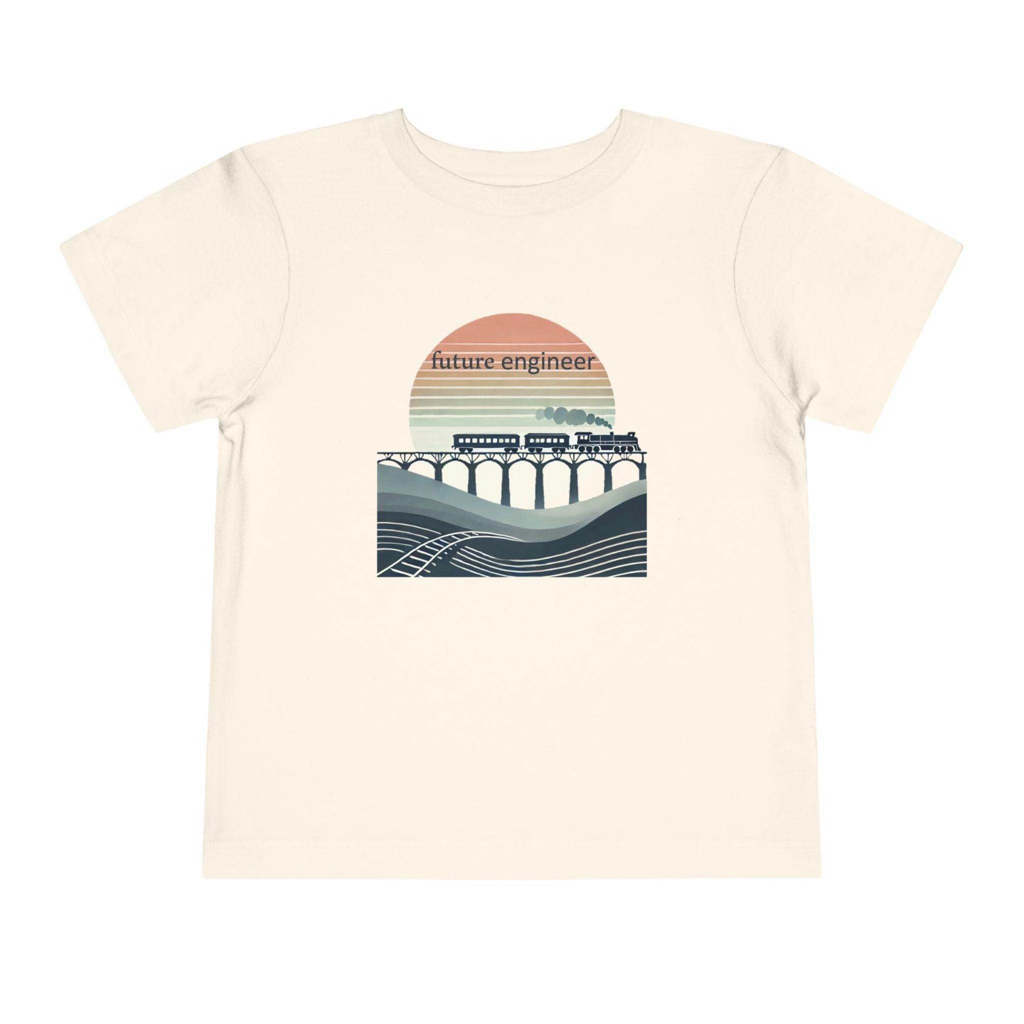 Future Engineer Train - Toddler Short Sleeve - Brightsee