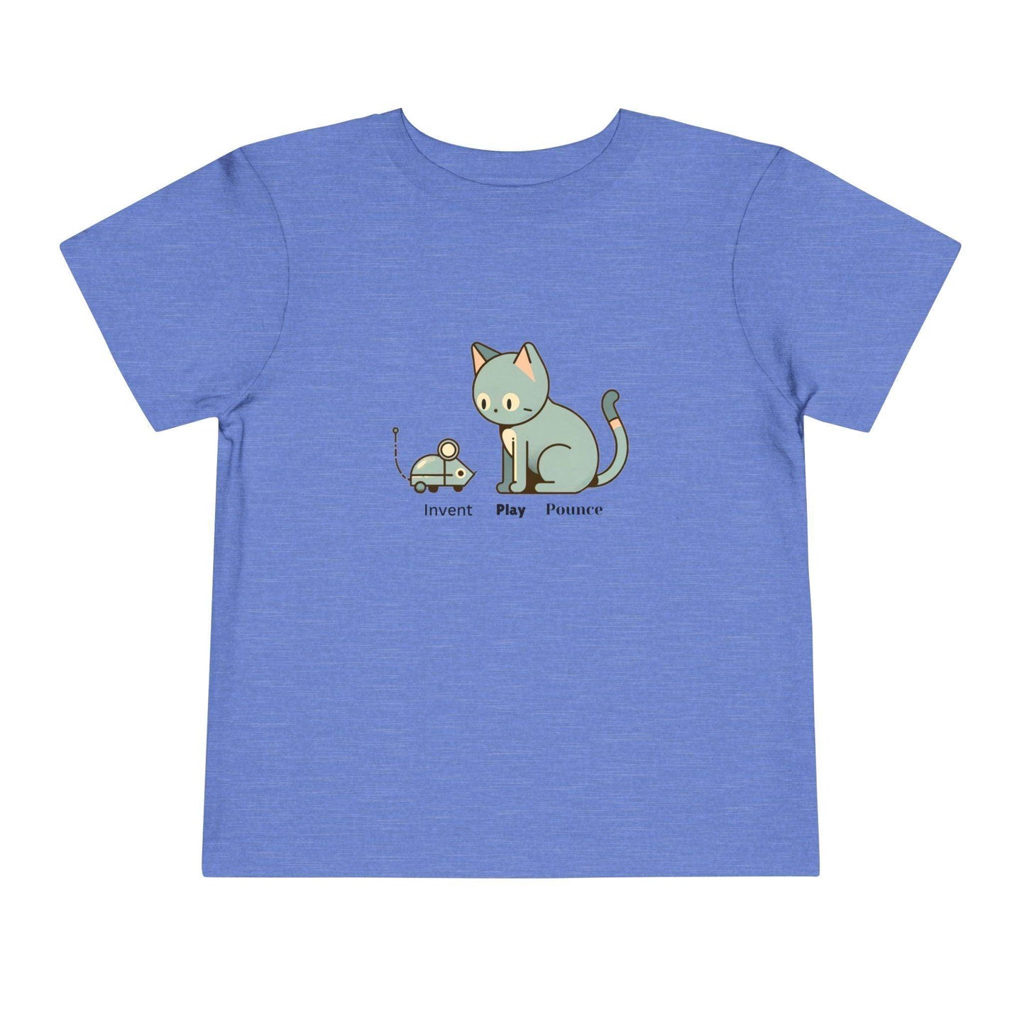 Robot Mouse and Cat - Toddler Short Sleeve - Brightsee