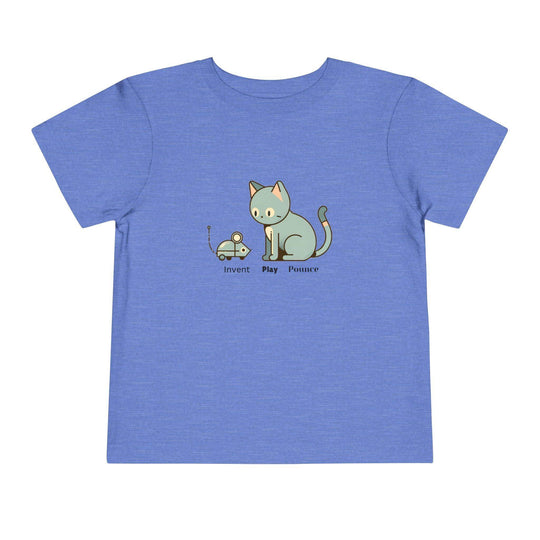 Robot Mouse and Cat - Toddler Short Sleeve - Brightsee