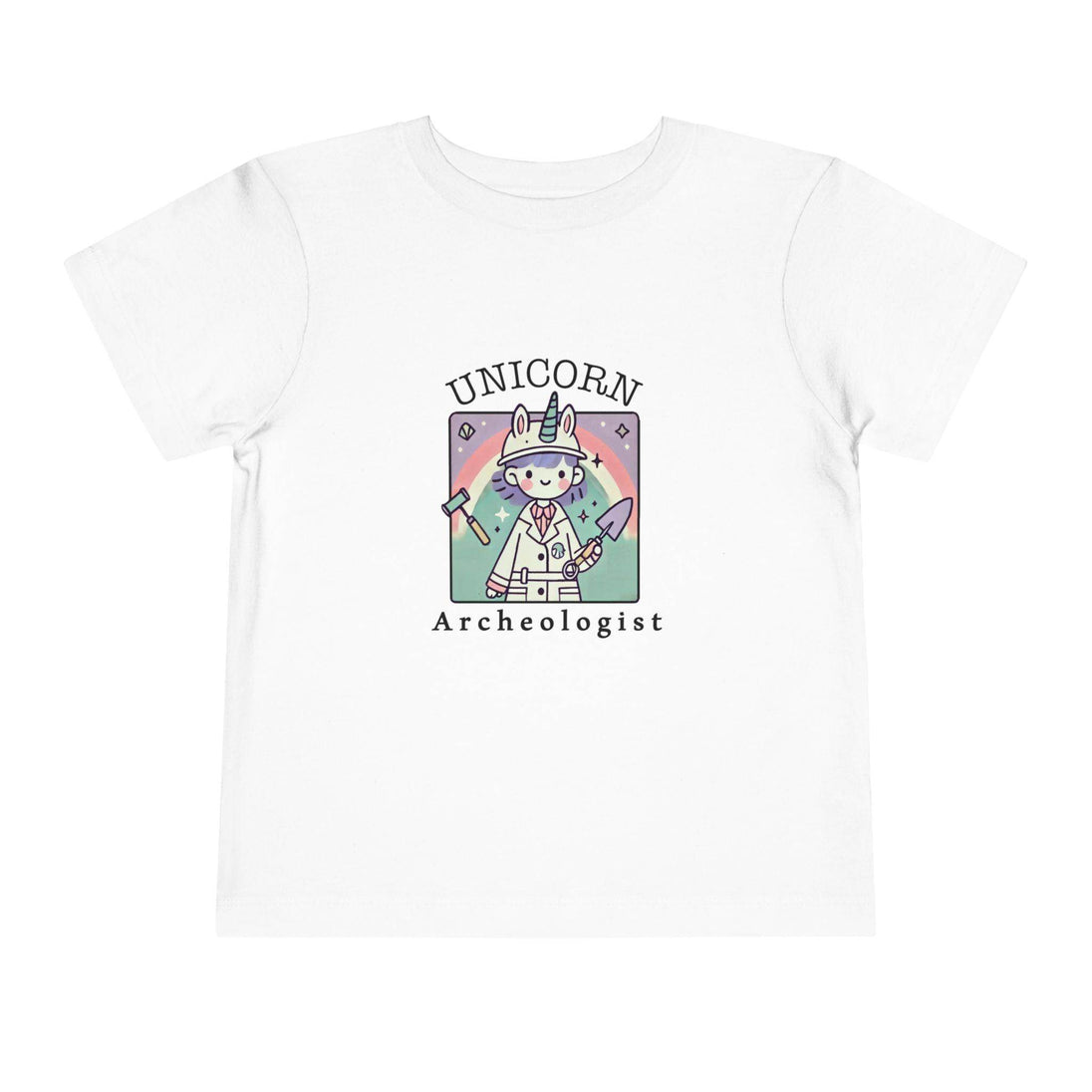 Unicorn Archeologist - Toddler Short Sleeve - Brightsee