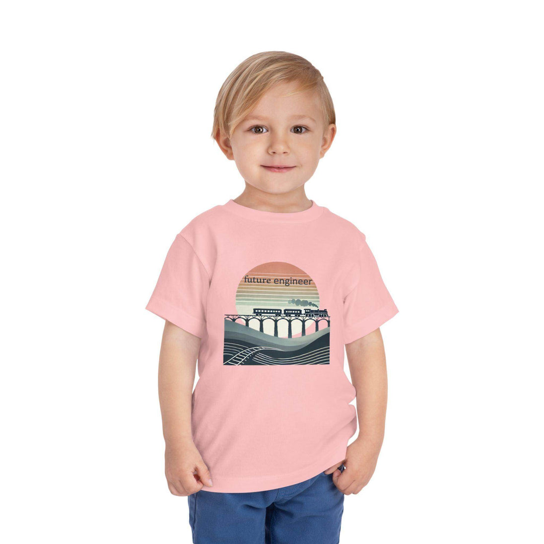 Future Engineer Train - Toddler Short Sleeve - Brightsee