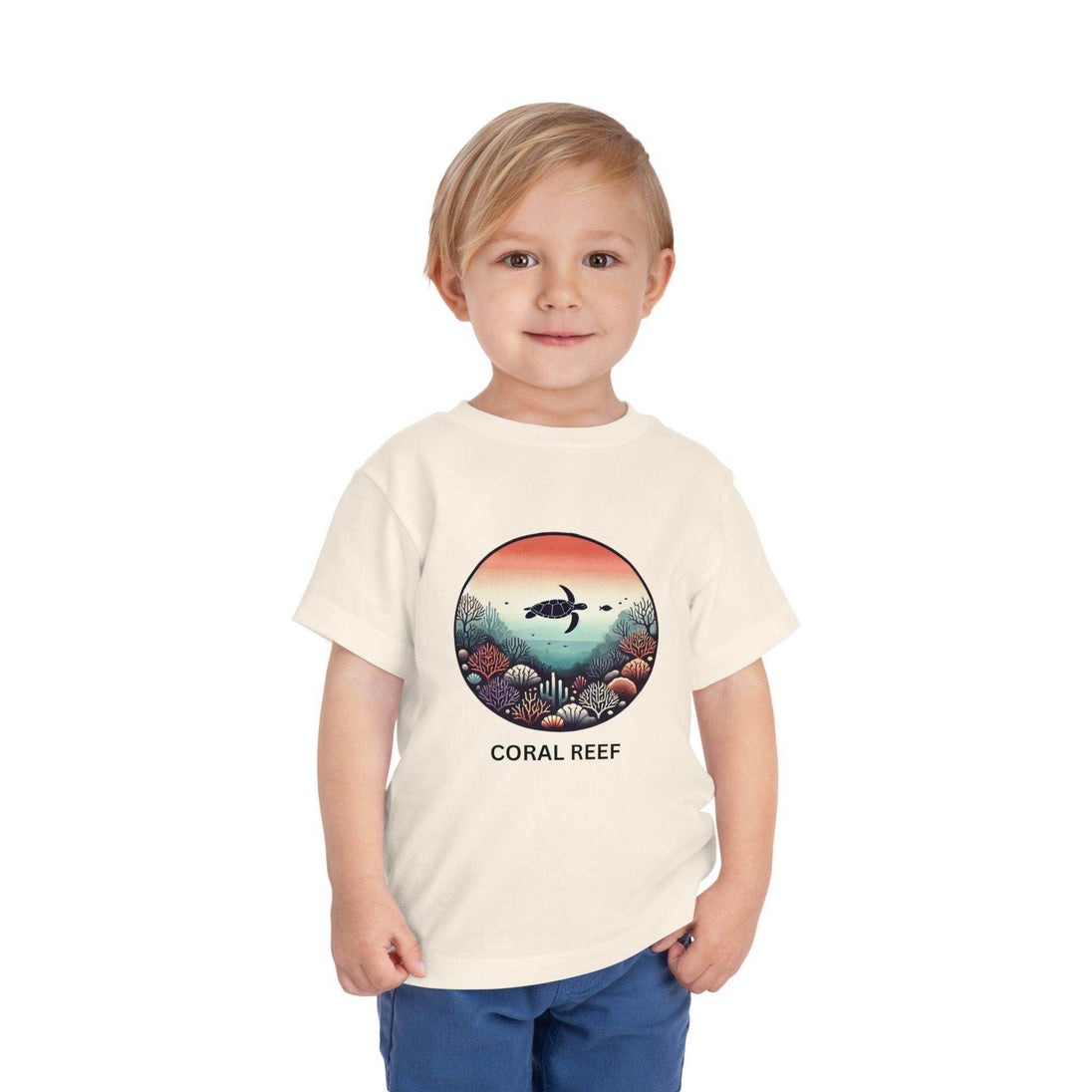 Coral Reef - Toddler Short Sleeve Tee - Brightsee