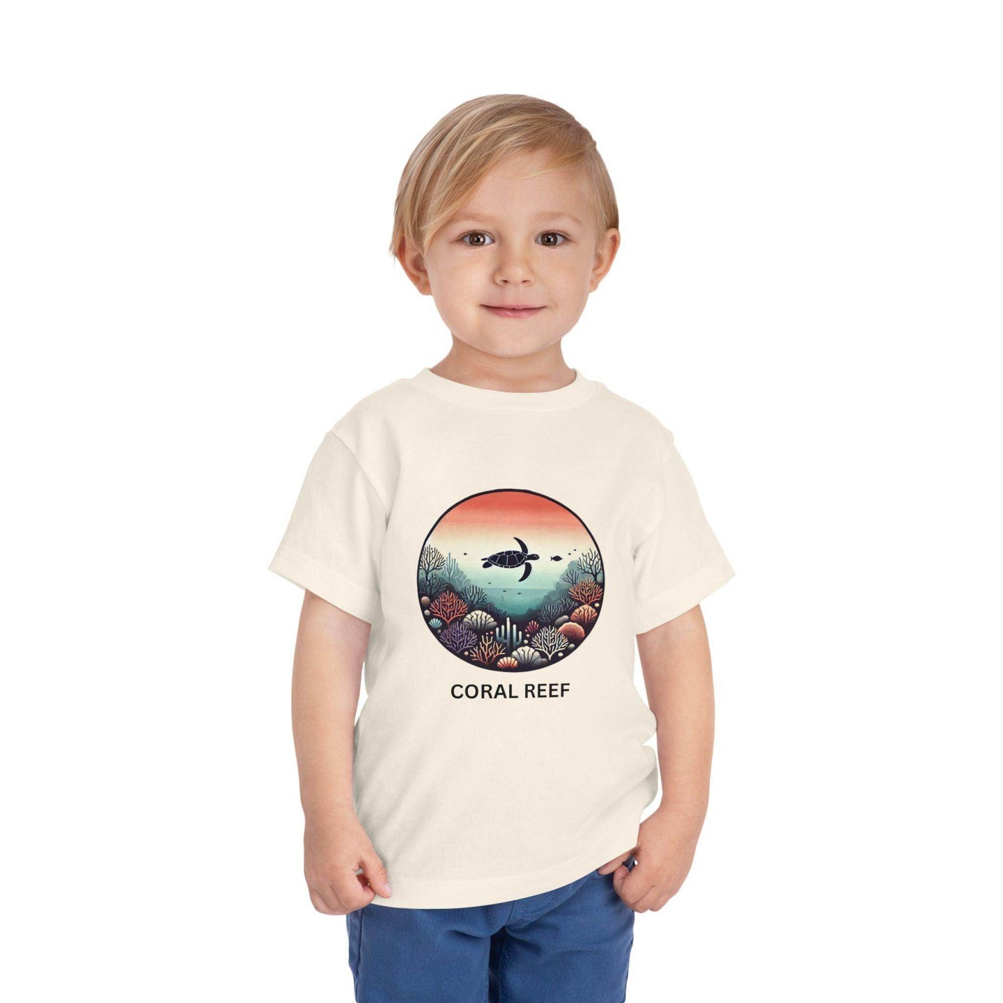 Coral Reef - Toddler Short Sleeve Tee - Brightsee