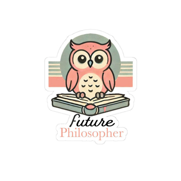 Future Philosopher Owl Kiss-Cut Stickers - Brightsee
