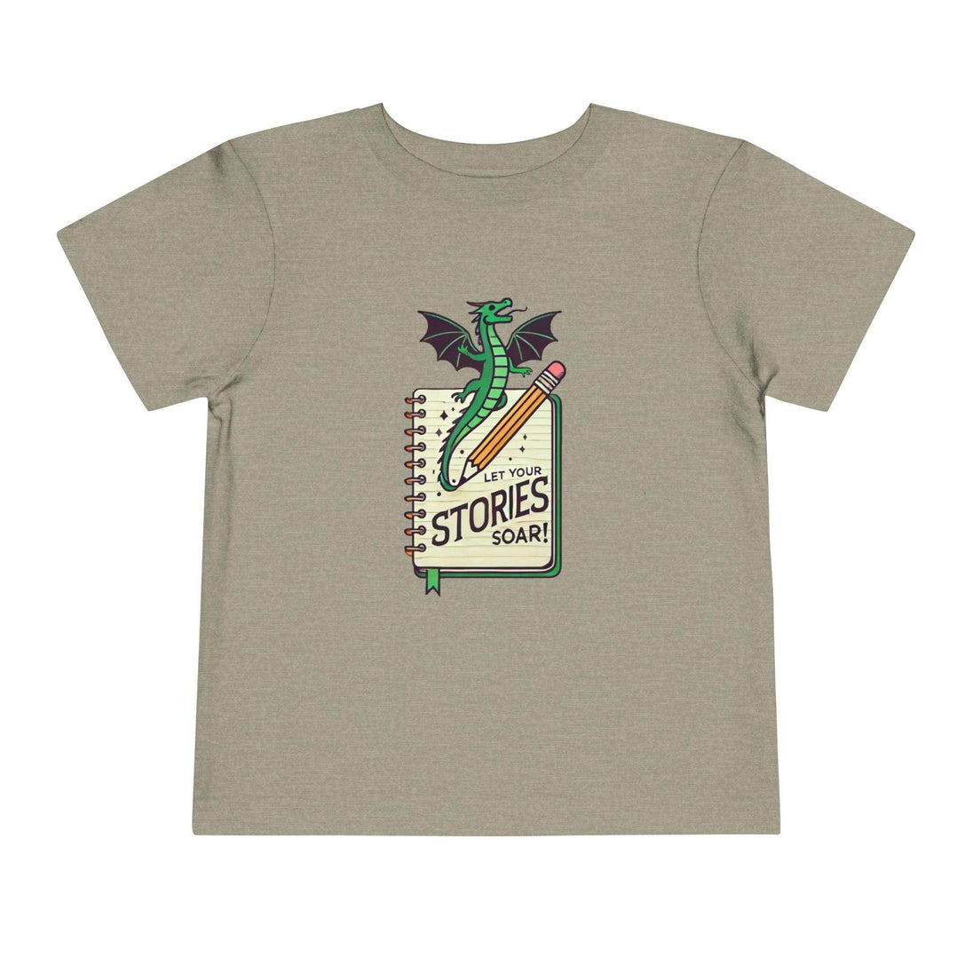 Let Your Stories Soar - Dragon - Toddler Short Sleeve - Brightsee