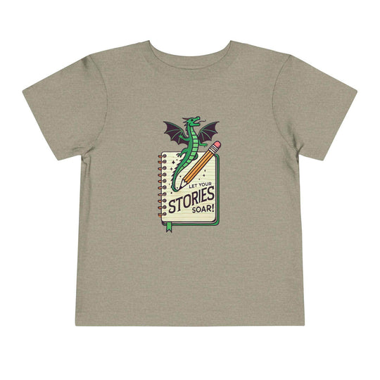 Let Your Stories Soar - Dragon - Toddler Short Sleeve - Brightsee
