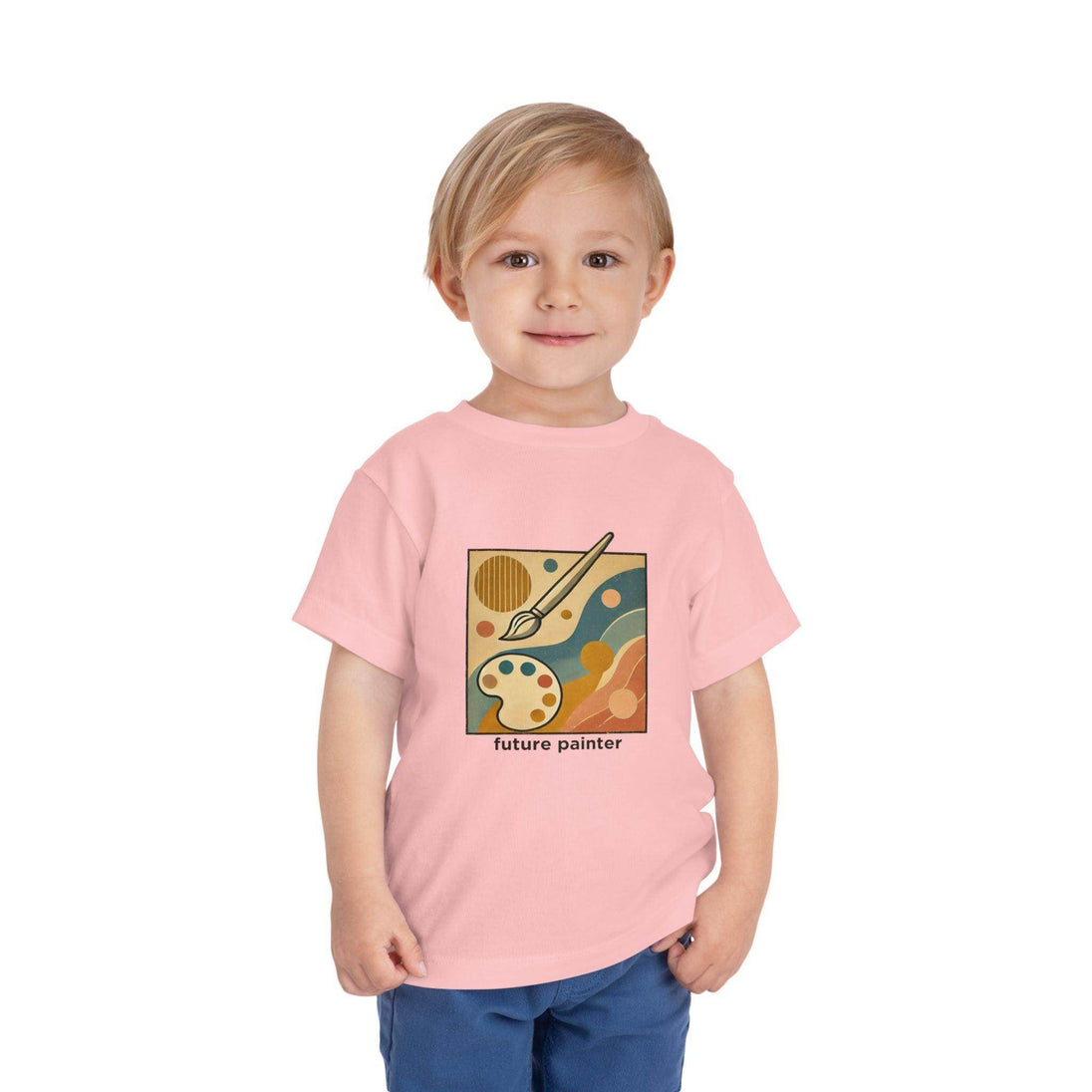 Future Artist Brushstrokes - Toddler Short Sleeve - Brightsee