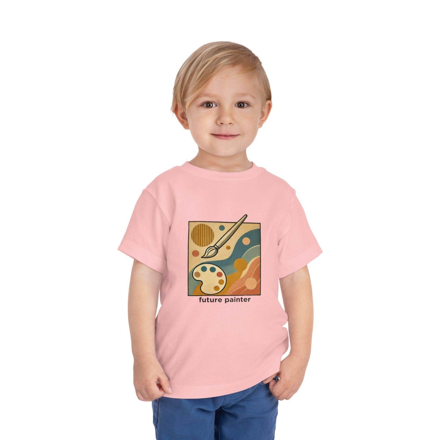 Future Artist Brushstrokes - Toddler Short Sleeve - Brightsee