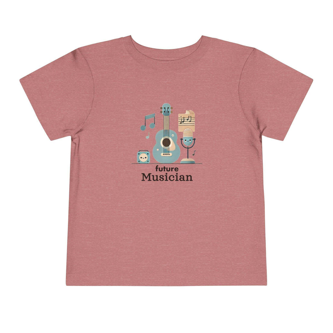 Future Musician Guitar Note - Toddler Short Sleeve - Brightsee