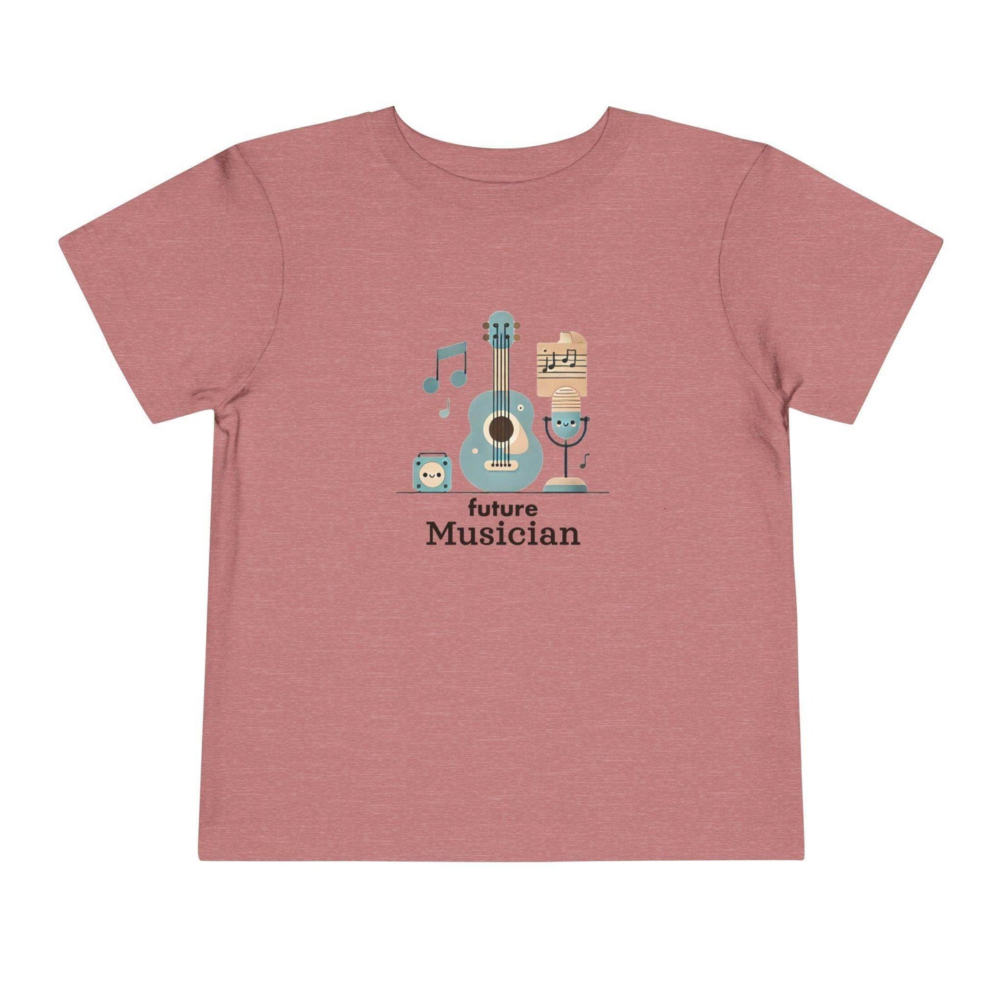 Future Musician Guitar Note - Toddler Short Sleeve - Brightsee