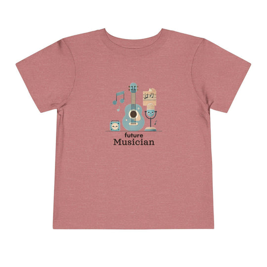 Future Musician Guitar Note - Toddler Short Sleeve - Brightsee