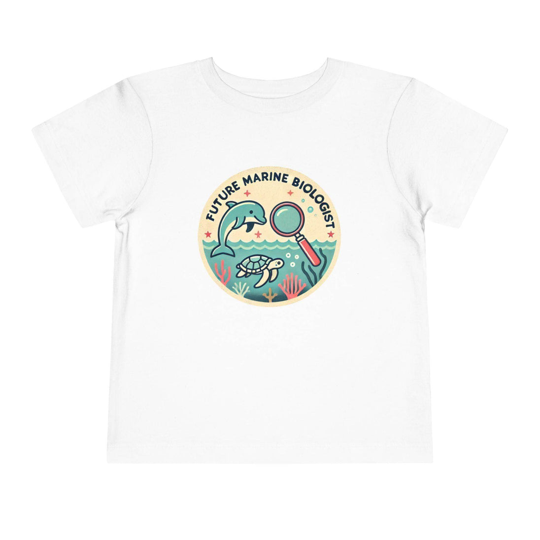 Future Marine Biologist Circle - Toddler Short Sleeve - Brightsee