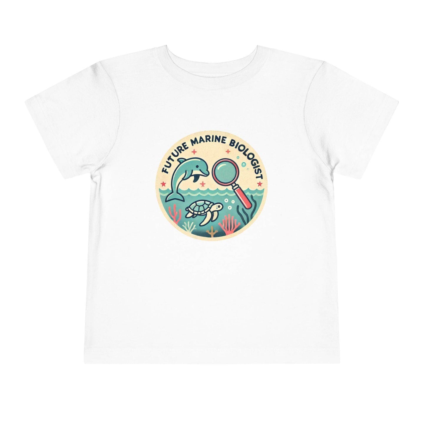 Future Marine Biologist Circle - Toddler Short Sleeve - Brightsee