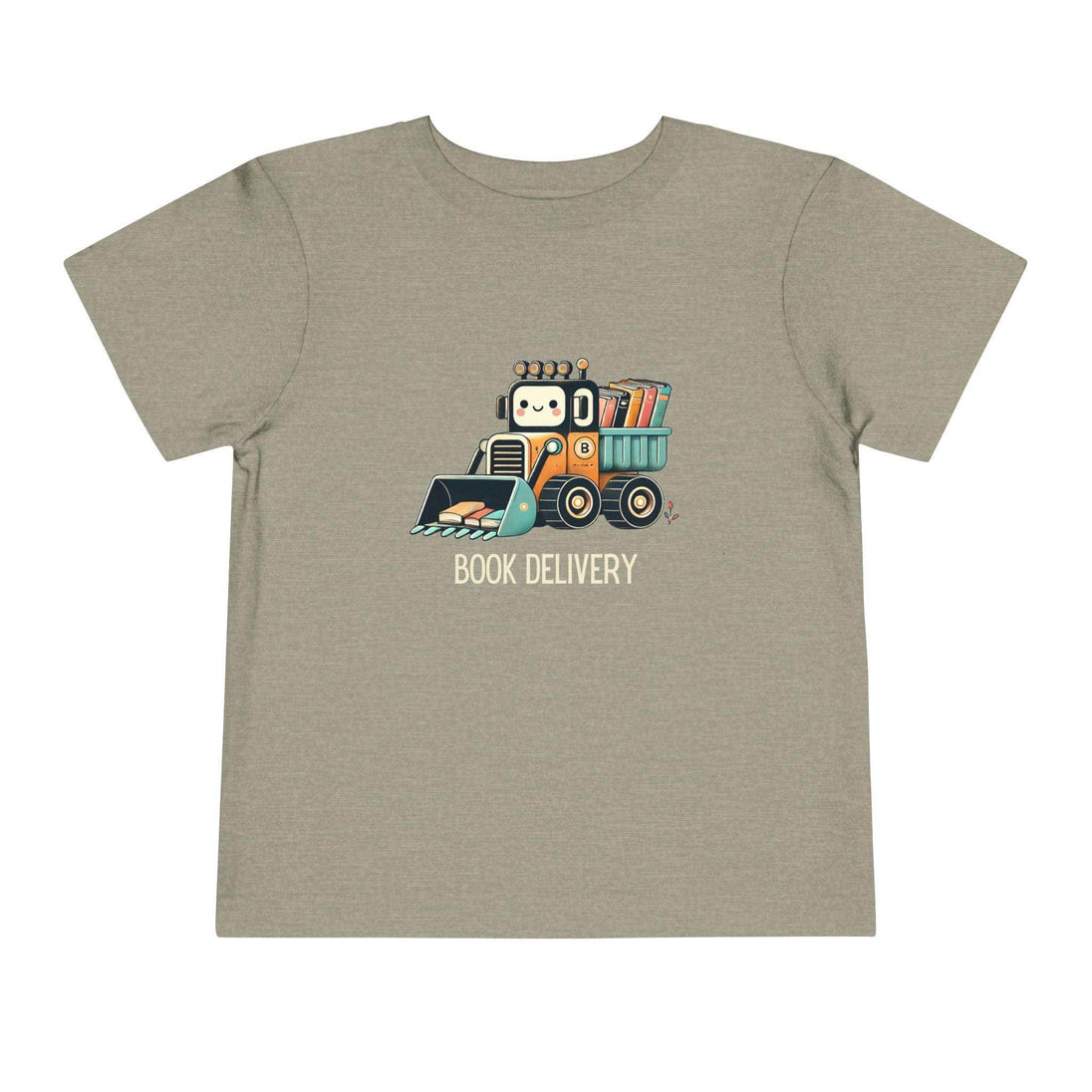 Book Delivery Bulldozer - Toddler Short Sleeve - Brightsee