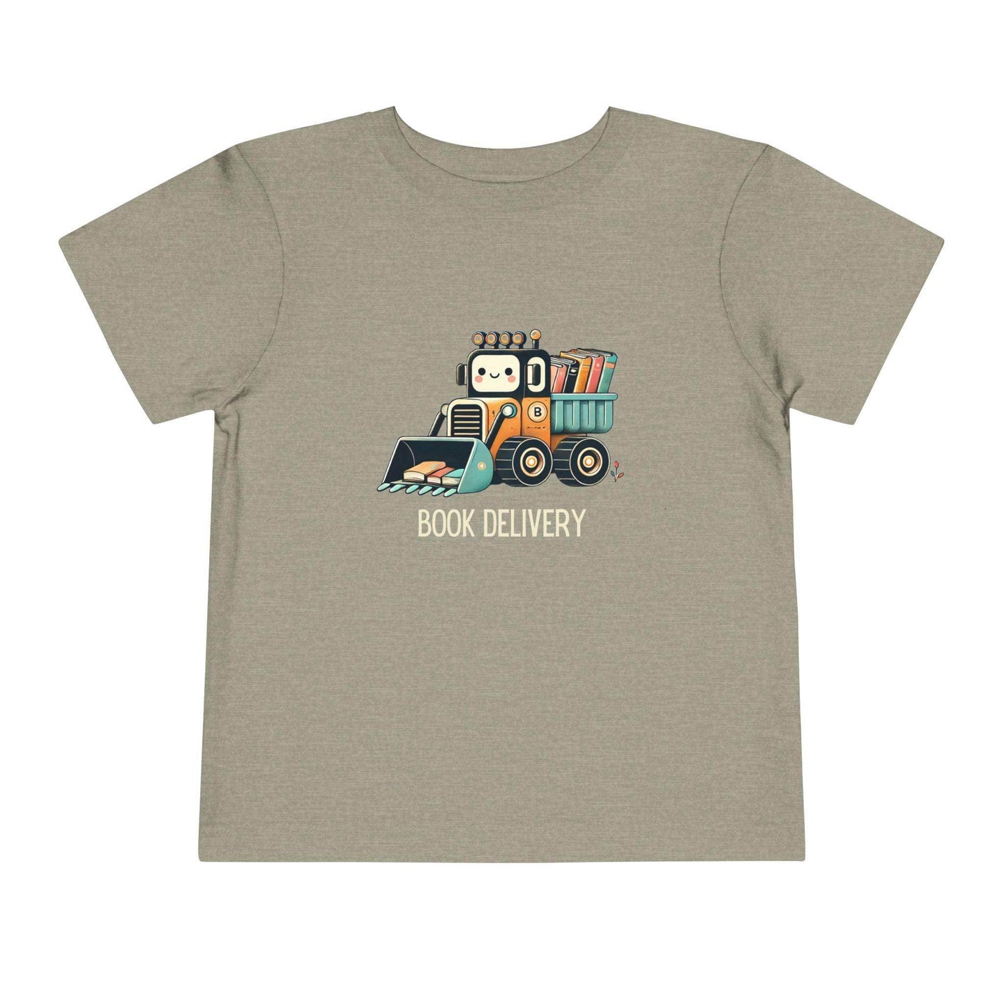Book Delivery Bulldozer - Toddler Short Sleeve - Brightsee