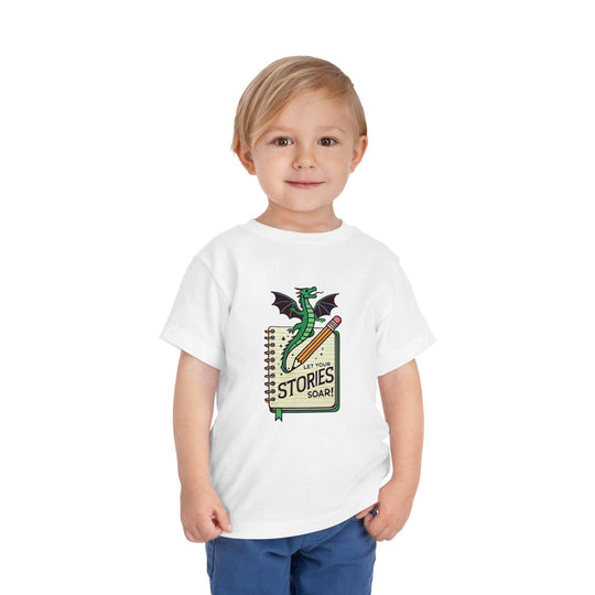 Let Your Stories Soar - Dragon - Toddler Short Sleeve - Brightsee