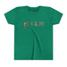 STEM Construction bot on Ladder - Youth Short Sleeve - Brightsee