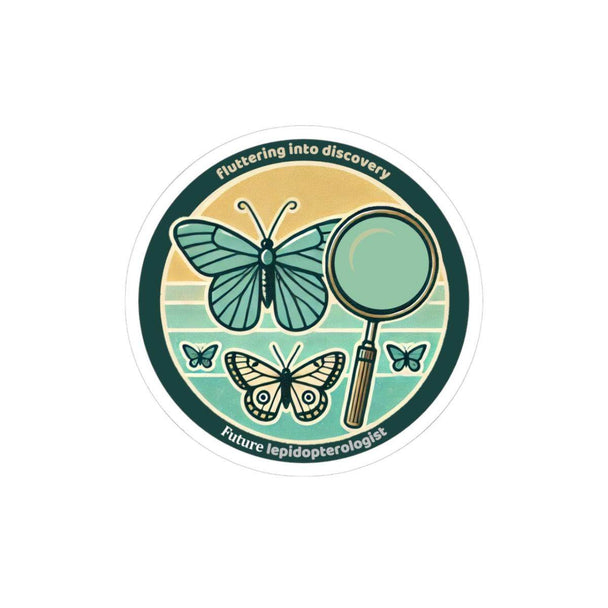 Future Lepidopterologist Kiss-Cut Stickers - Brightsee