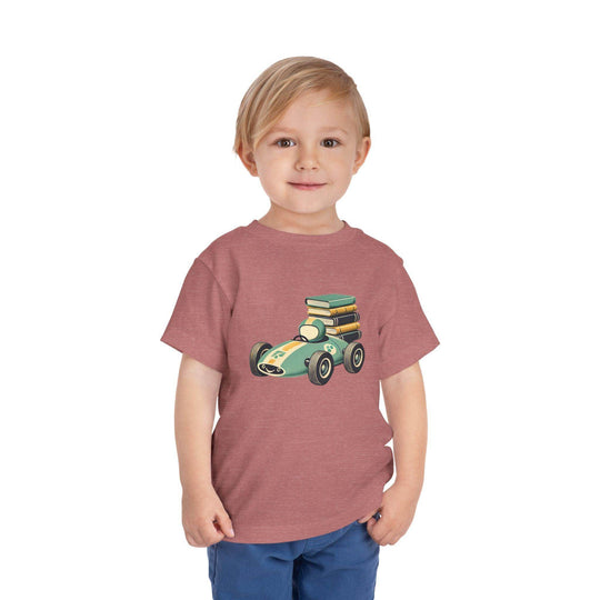 Book Delivery Race Car - Toddler Short Sleeve - Brightsee