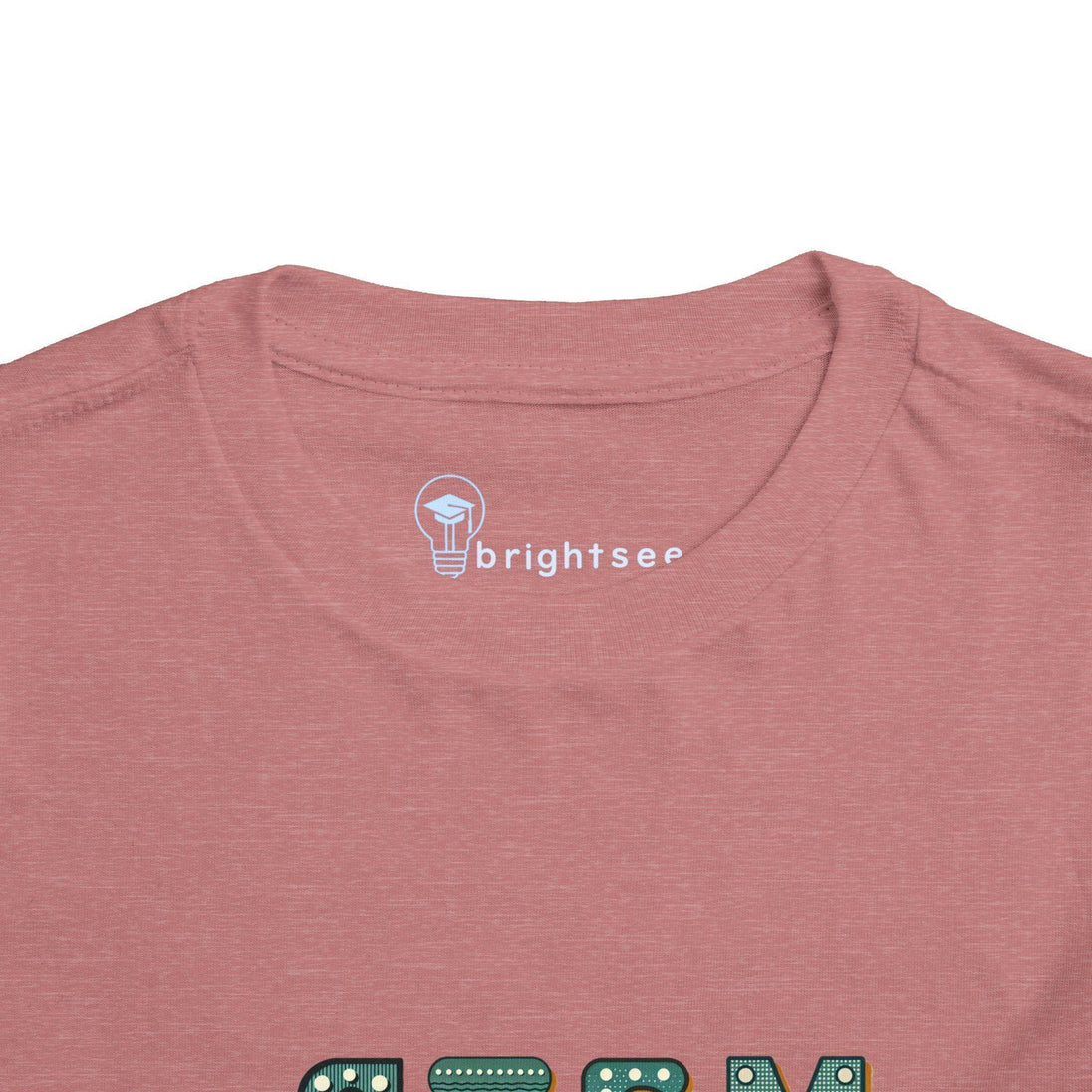 STEM Construction Bot on Ladder - Toddler Short Sleeve - Brightsee