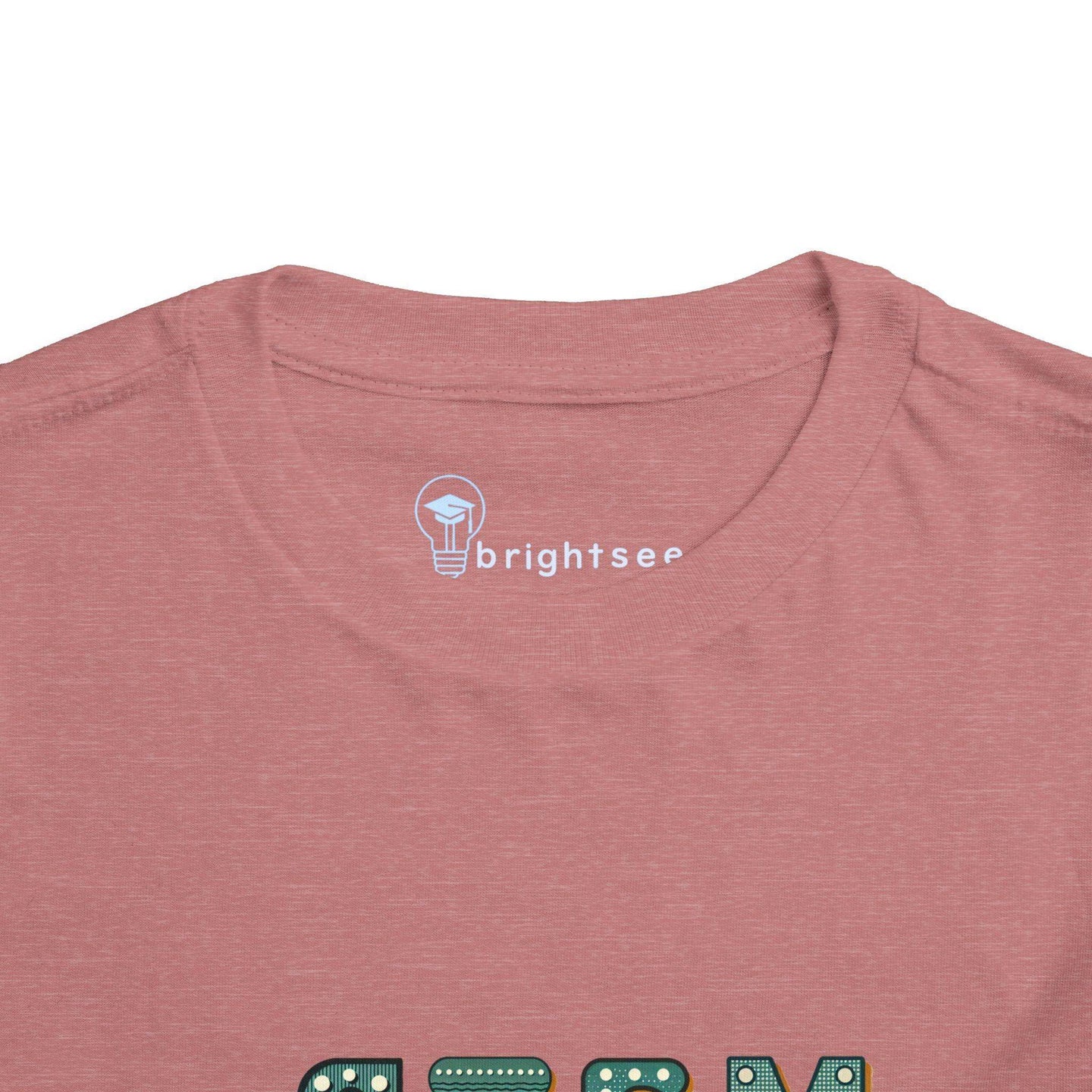 STEM Construction Bot on Ladder - Toddler Short Sleeve - Brightsee