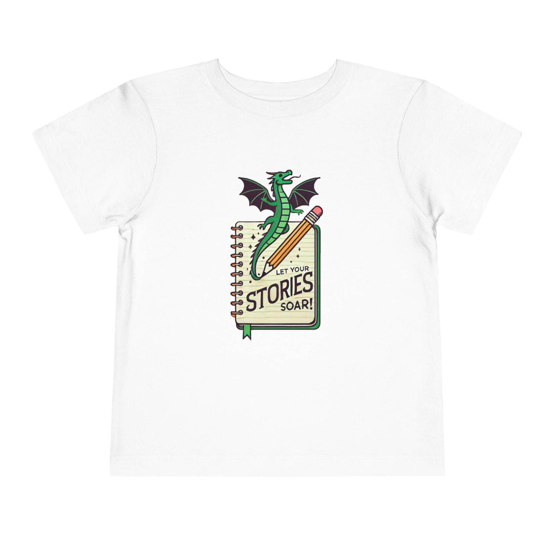 Let Your Stories Soar - Dragon - Toddler Short Sleeve - Brightsee