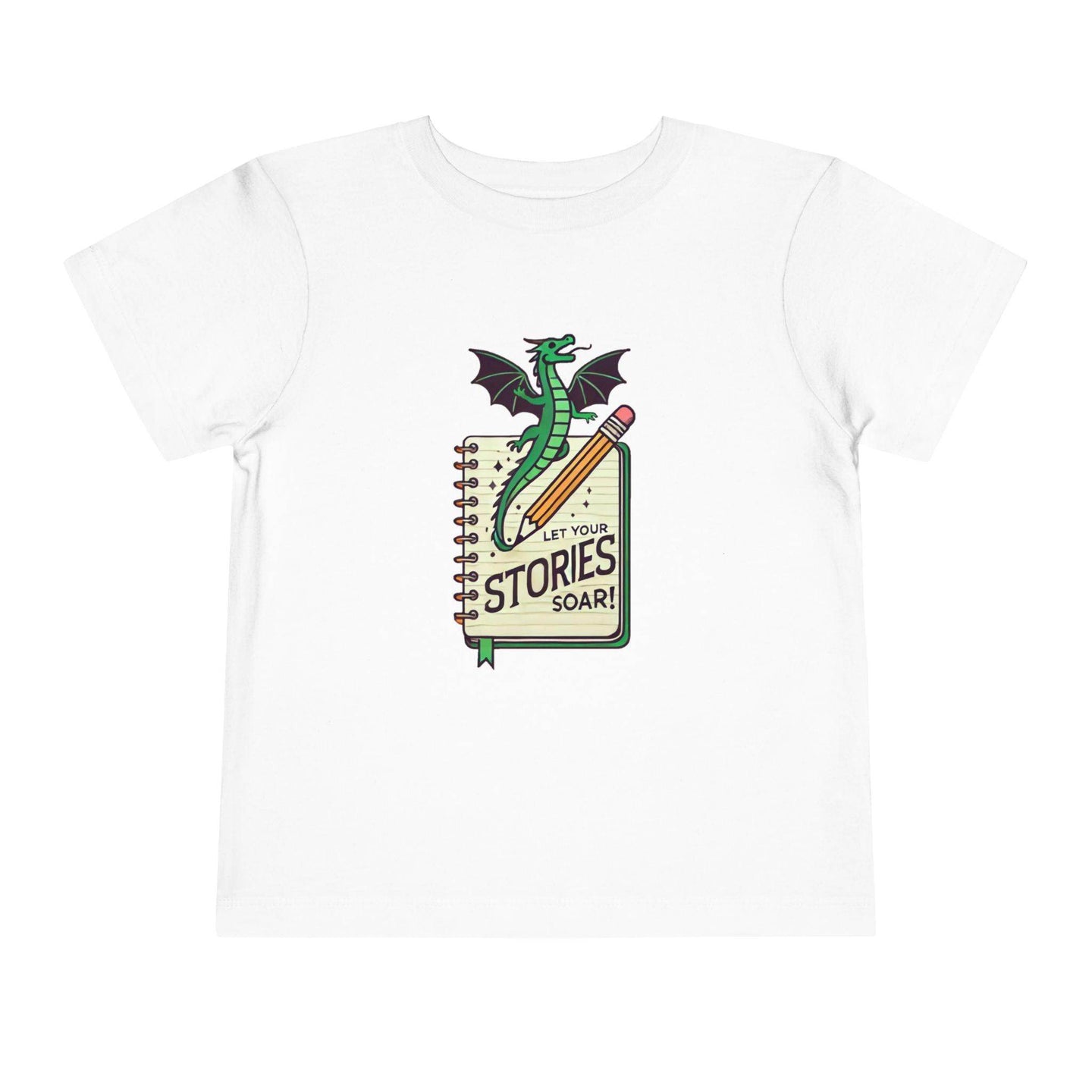 Let Your Stories Soar - Dragon - Toddler Short Sleeve - Brightsee