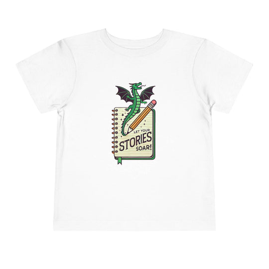 Let Your Stories Soar - Dragon - Toddler Short Sleeve - Brightsee