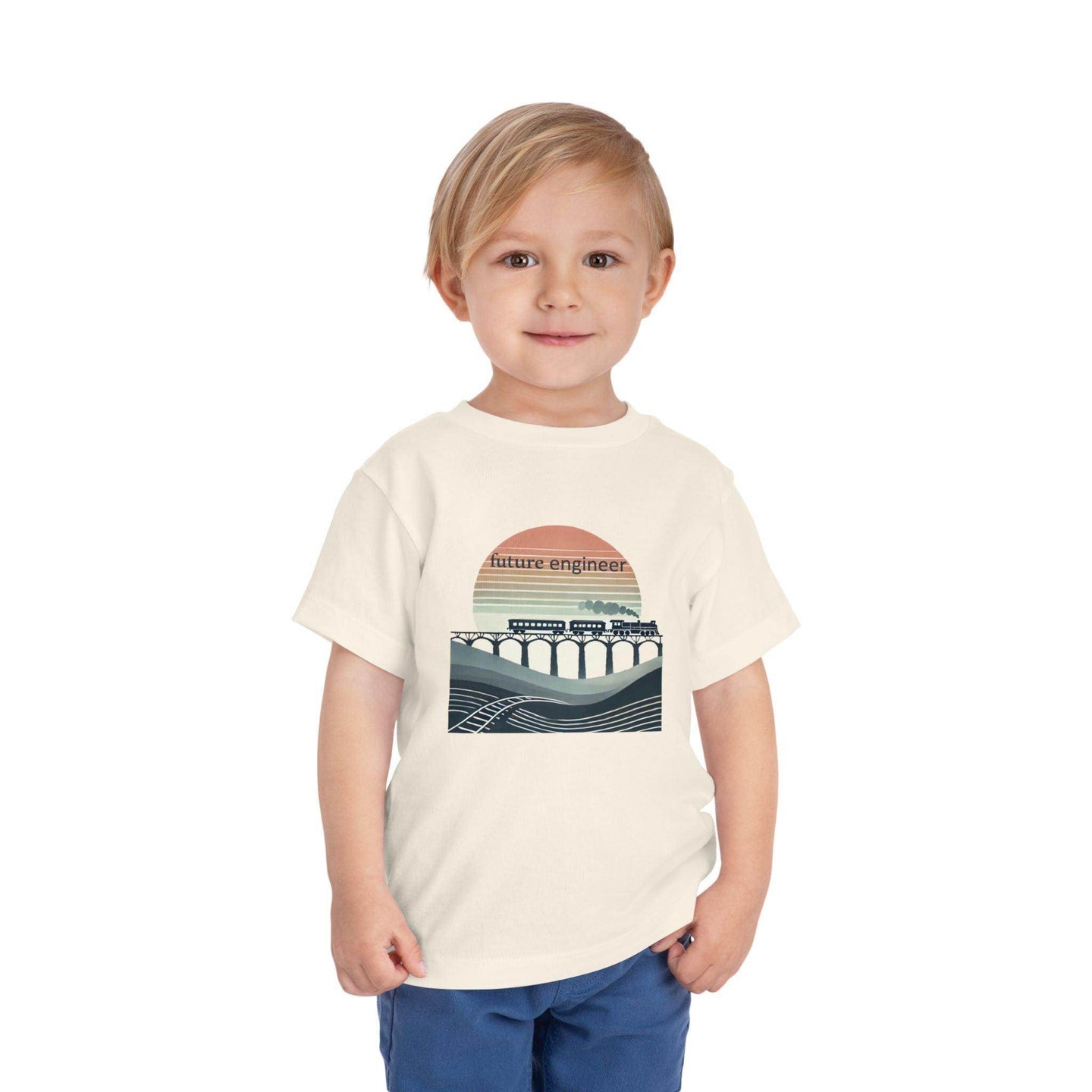 Future Engineer Train - Toddler Short Sleeve - Brightsee
