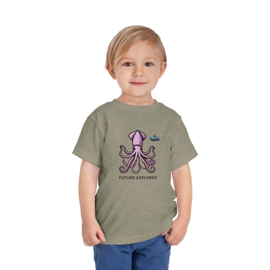 Future Explorer Squid - Toddler Short Sleeve - Brightsee