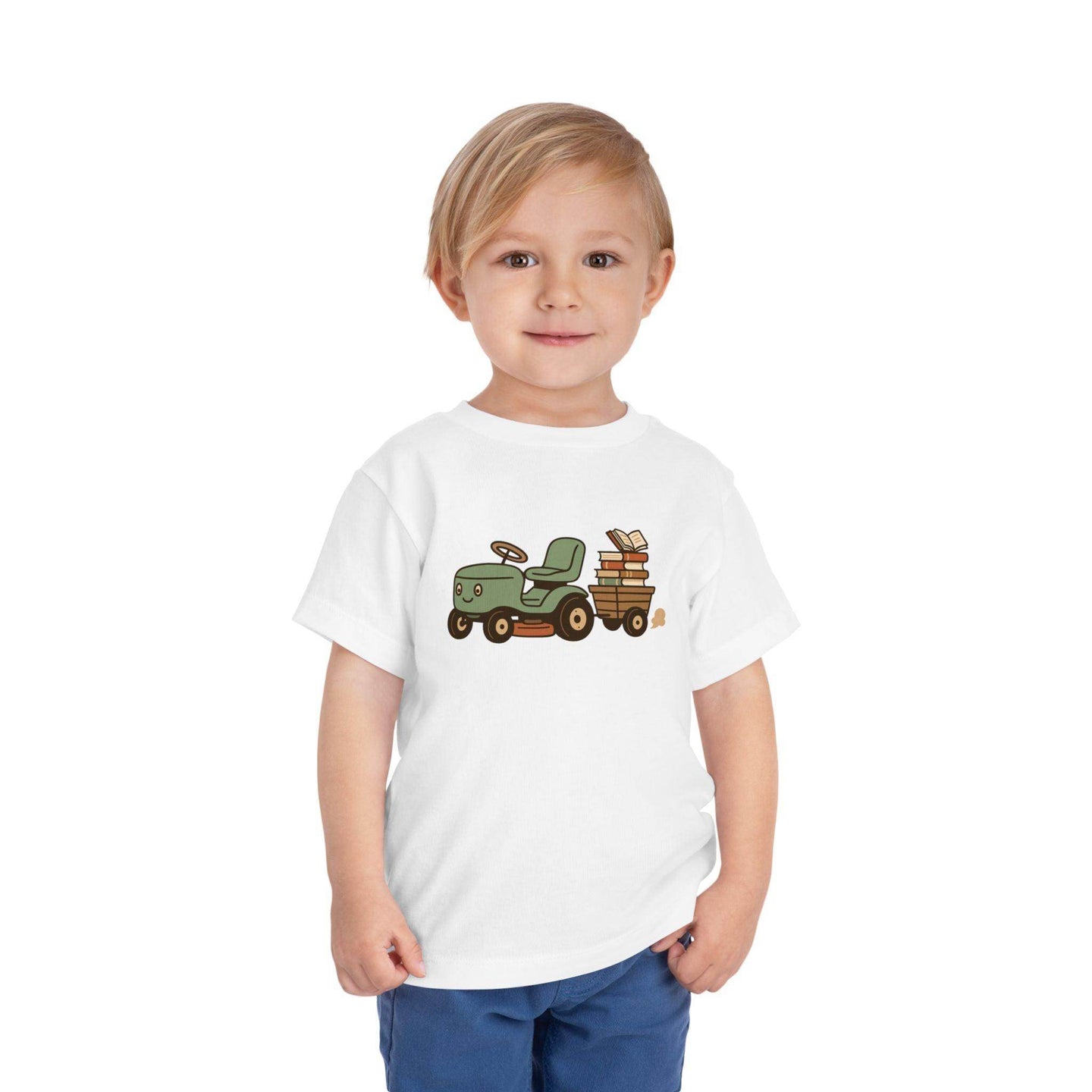 Lawn Mower Book Delivery - Toddler Short Sleeve - Brightsee