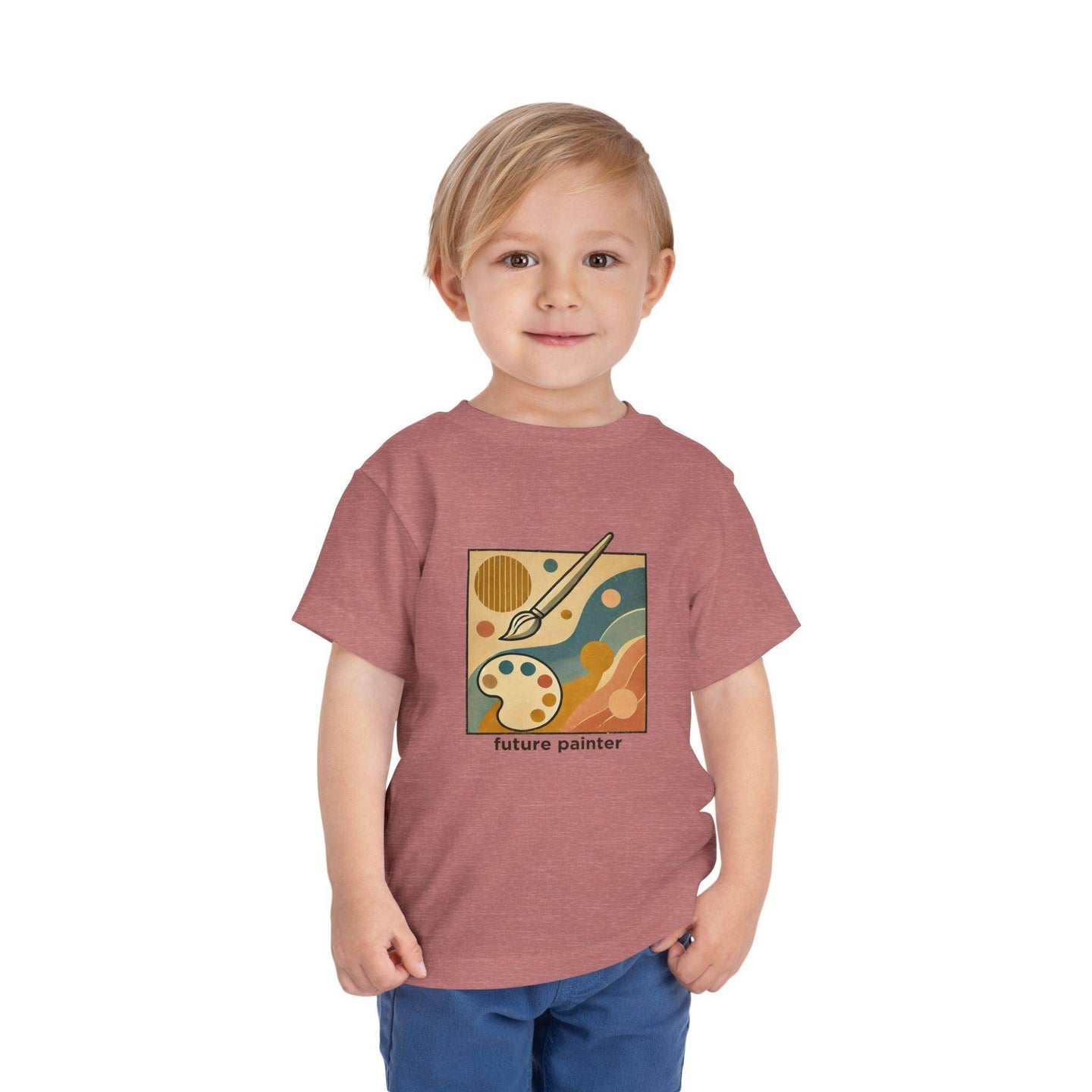 Future Artist Brushstrokes - Toddler Short Sleeve - Brightsee