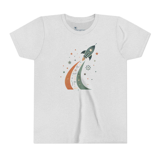 Math Spaceship - Youth Short Sleeve - Brightsee