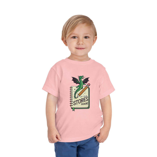 Let Your Stories Soar - Dragon - Toddler Short Sleeve - Brightsee