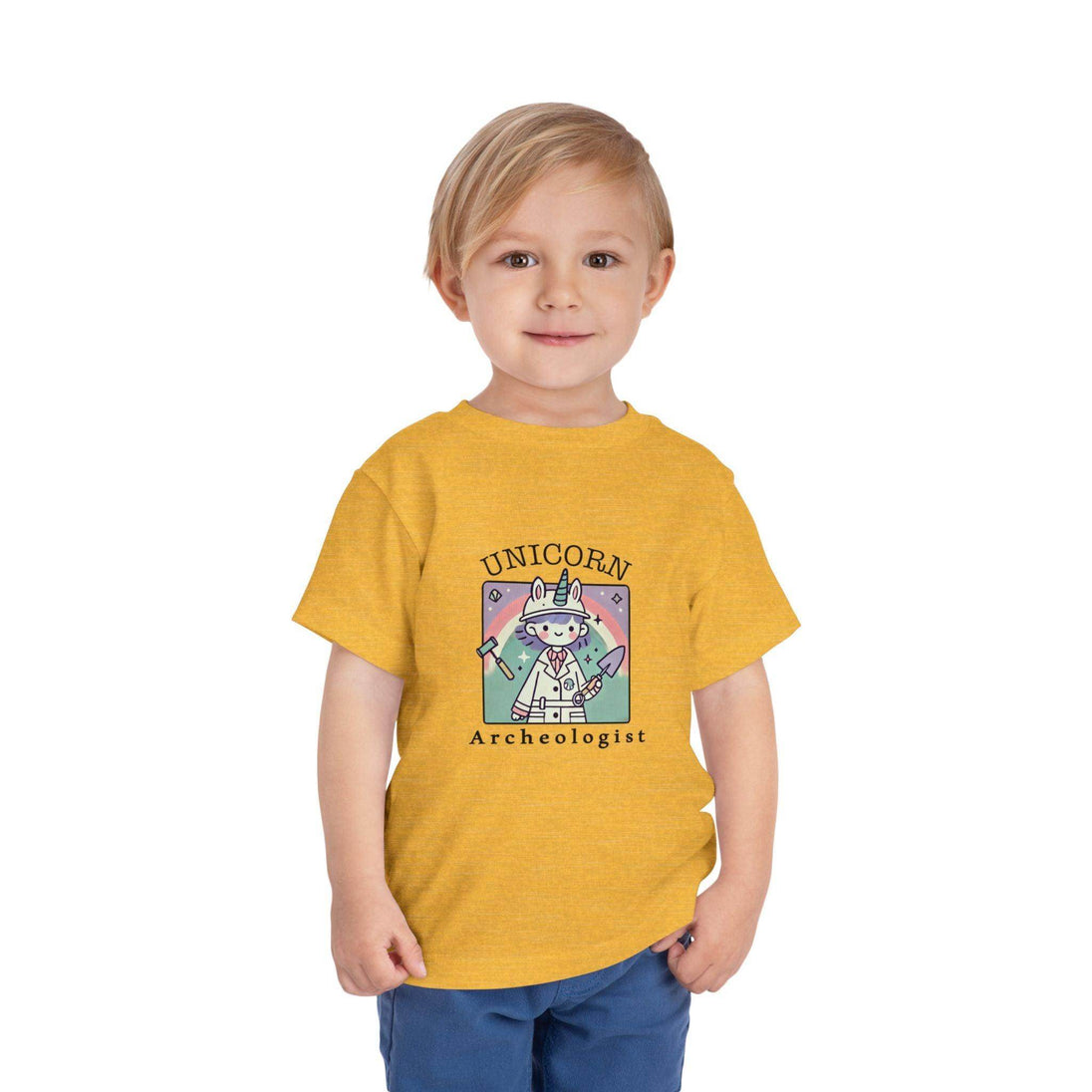 Unicorn Archeologist - Toddler Short Sleeve - Brightsee