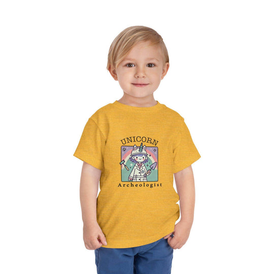 Unicorn Archeologist - Toddler Short Sleeve - Brightsee